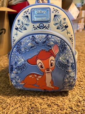 Loungefly Blue Bambi Kids Mini Backpack
